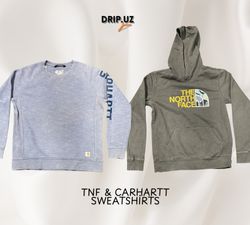 North Face & Carhartt Sweatshirts/Hoodies