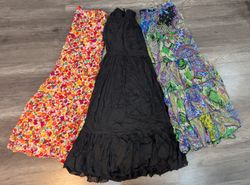 1389 - Bella Bloom Printed, Cotton & Poly Skirts (..