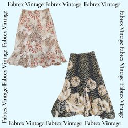 (FV-742) Vintage Floral Boho Röcke Bundle | Mix Dr..