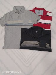 CRZ1014 Mix Brand Collar T-Shirt