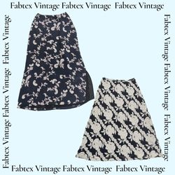 (FV-740) Y2K Black Aesthetic Floral Printed Summer..