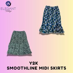 Y2K Smoothline Midi Skirts - EV1548