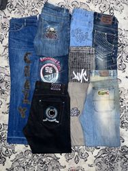 Y2k Hip Hop Jeans Pants