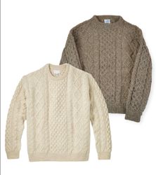 Unbranded cable knit sweaters