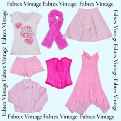 (FV-713) Soft Pastel Floral Mix Bundle | Pink & Cr..