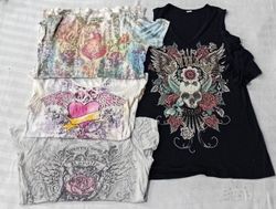 CR5620 Y2K Gothic Baby Tees