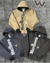 Carhartt x malboro reworked style front print acti..