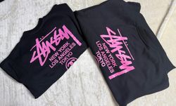 Stussy rework style world tour sweatshirts