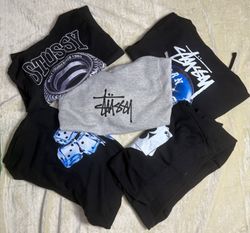 Stussy rework style mixed hoodies