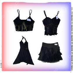 Mob Wife Glam Collection - Tops, Kleider, Röcke (S..