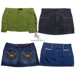 Y2K Edgy Girl Sexy Mini Skirts RE-2633