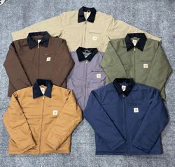 Carhartt reworked style mix colour Detroit jackets..