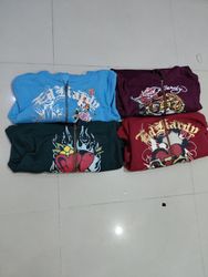 Ed Hardy Ladies Zipper Hoodies