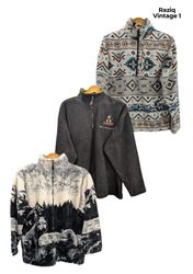 💥 RV1133 Vestes en polaire imprimées