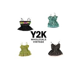 Y2K European Grunge Vixen Cami tops mix (YWV35)