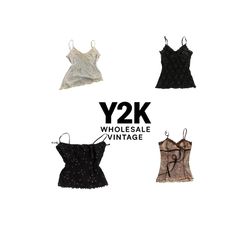 Y2K European Grunge Vixen Cami tops mix (YWV36)