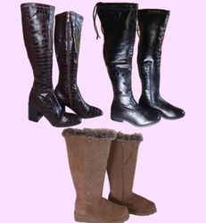 Y2K Gothic Girl Lange Stiefel