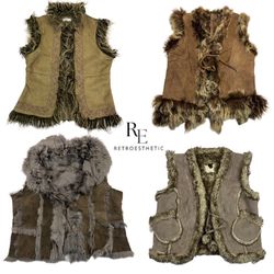 Y2K Unique Afghan Waistcoat RE-2638