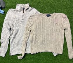 Polo Ralph Lauren cable and quater zips