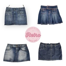 Minigonne in Denim Vintage – Solo Vibrazioni Retro..