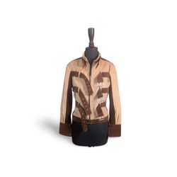 CHAQUETA CON CIERRE DE CORDUROY RECICLADO