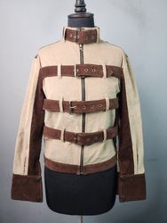 UPCYCLED CORDUROY BUCKLE JACKET