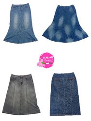 Y2k trendy denim skirt