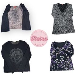 Vintage Print Tops – Soft & Stylish-Retro Aestheti..