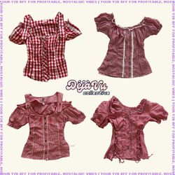 Y2K Milkmaid Tops (DVC#123)