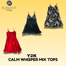 Y2K Clam Whisper Mix Tops - EV1584