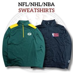 NFL NHL NBA 1/4 Zips