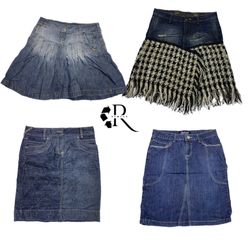 Gonna midi in denim Y2K Britney Era Girl RW-1364