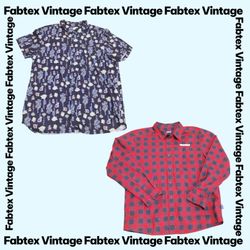 (FV-769) Mens Checked Button up Shirt