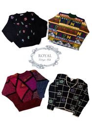 Vintage/Y2K Knit Bundle – Cottagecore & Boho Mix