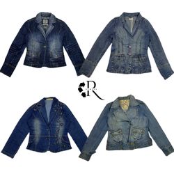 Y2K NYC IT Girl Denim Jacket RW_1367
