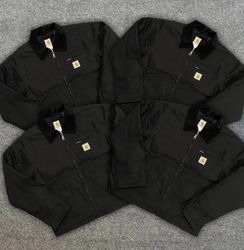 Carhartt Detroit Rework Style Black Jackets
