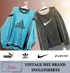 Vintage Mix Brand Sweatshirts (Nike, Adidas, Puma ..