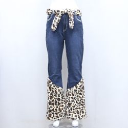 Jeans en denim upcyclé CR1030 Flare