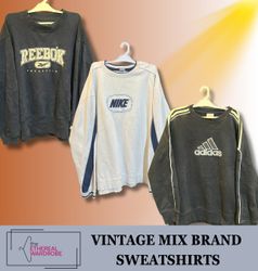 Sweatshirts Vintage Mix Brand incluindo Nike, Umbr..