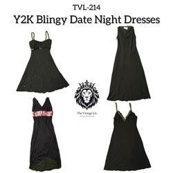 Y2K Blingy Date Night Dress (TVL-214)