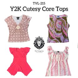 Y2k Cutesy Core Tops (TVL-215)