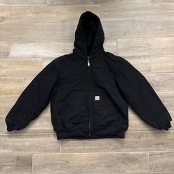 Vestes à capuche noires style Carhartt rework