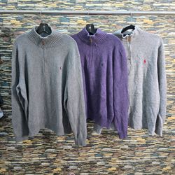 AV-0504 Ralph Lauren 1/4 Zipper