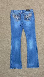 Calças femininas flare Y2K