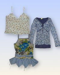 The Blue Skies! Y2k Tops TT-080