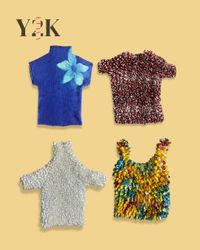 Y2K Popcorn Bubble Tops (Yv-520)