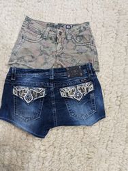 Miss Me Denim Mini Shorts