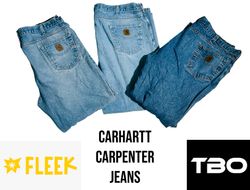 Jean de charpentier oversize Carhartt