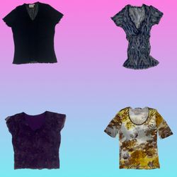 Y2K Grunge Tops (TS-1807)