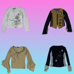 Y2K Langarmoberteile (TS-1811)